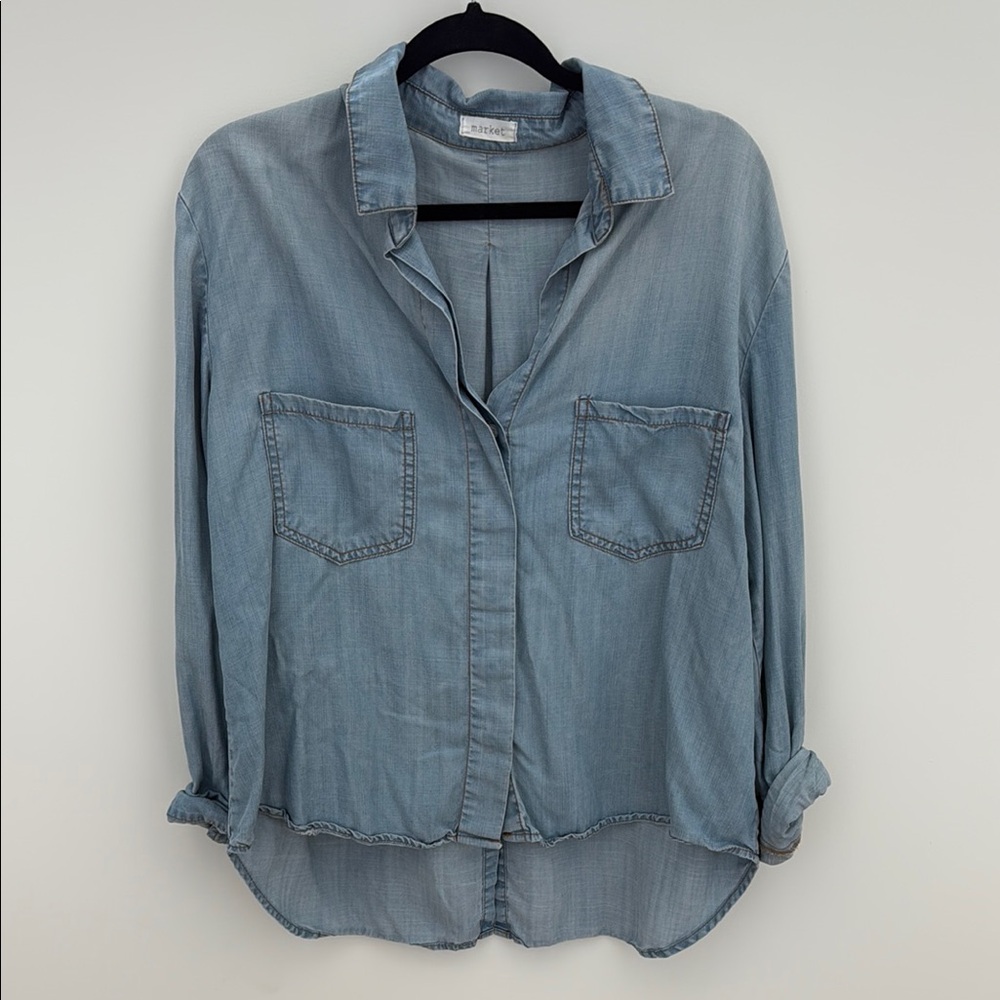 Light Blue Denim Shirt